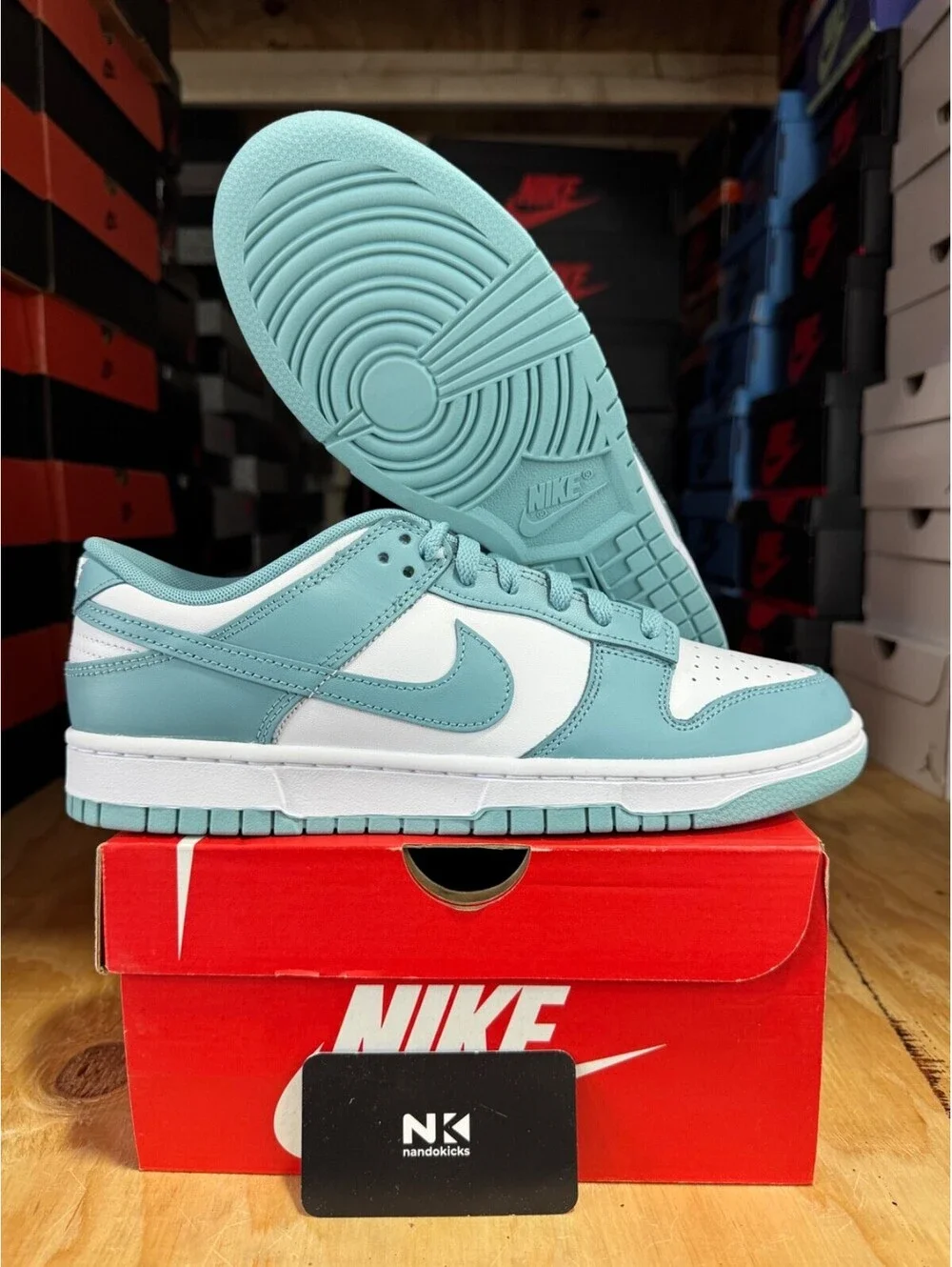 Nike Dunk Low 'Denim Turquoise' DV0833-106 BRAND NEW MENS SIZE 9.5